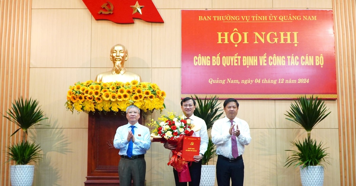 Genosse Phan Van Binh wurde zum Leiter des Organisationskomitees des Parteikomitees der Provinz Quang Nam ernannt.