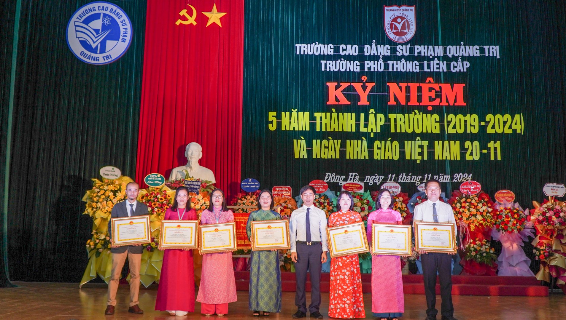 Trường Phổ thông liên cấp Cao đẳng sư phạm Quảng Trị kỷ niệm 5 năm thành lập