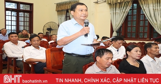 Cử tri Cẩm Xuyên kiến nghị đưa nước sạch về 12 xã phía Nam