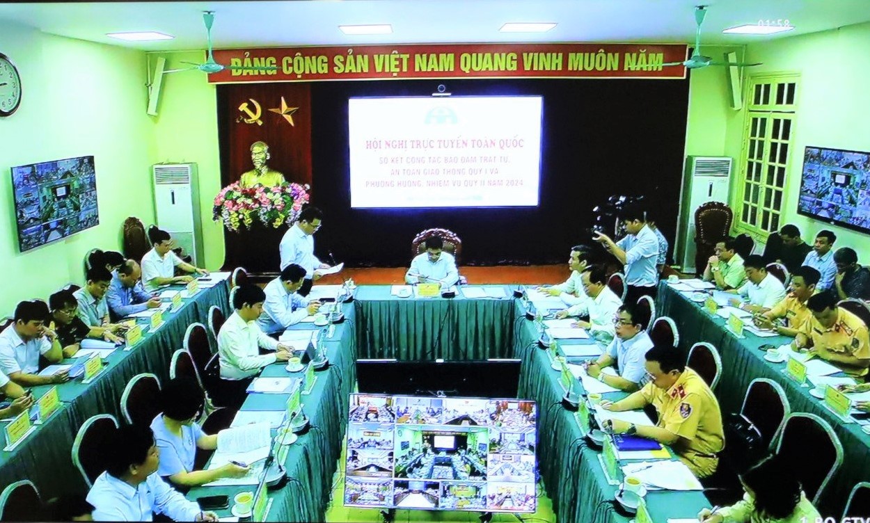 Sơ kết công tác bảo đảm trật tự, an toàn giao thông quý I năm 2024