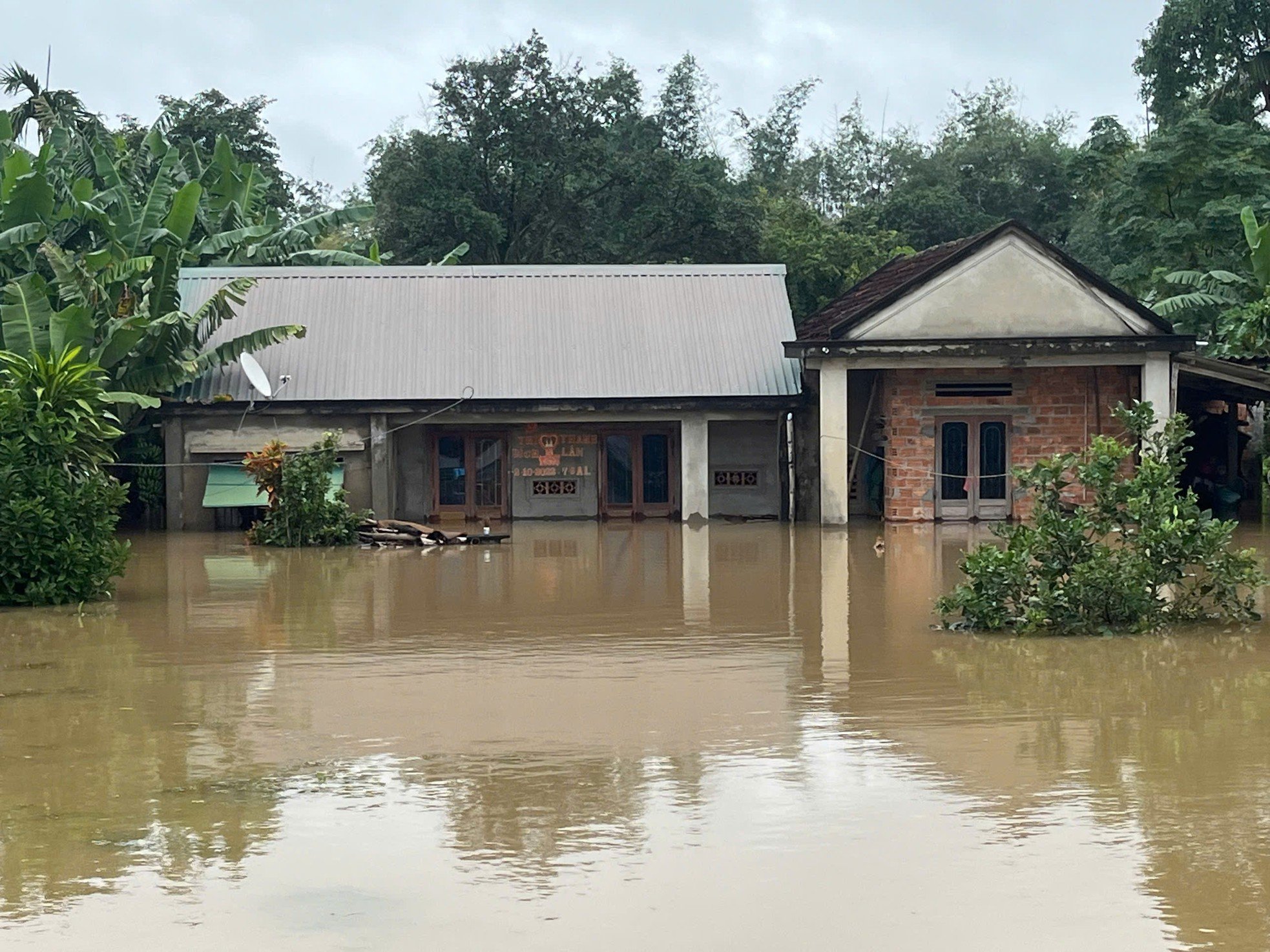 Las inundaciones aumentan rápidamente, decenas de casas en Quang Ngai sumergidas en el agua foto 3