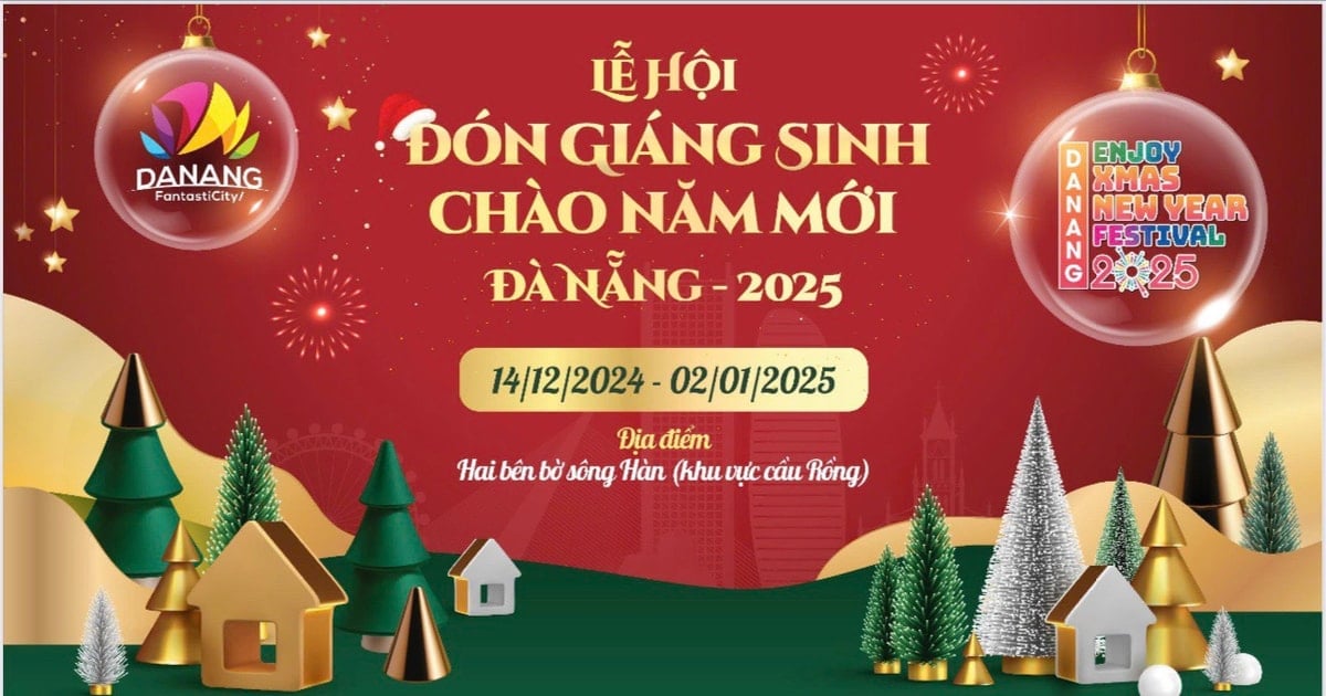 Đà Nẵng tổ chức nhiều hoạt động đón Giáng sinh và chào năm mới 2025