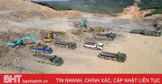 Hà Tĩnh chấp thuận 11 mỏ vật liệu phục vụ thi công dự án cao tốc Bắc