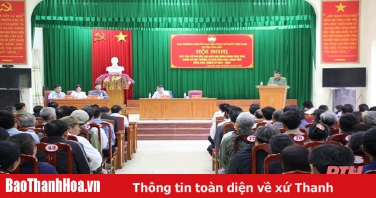 Cử tri huyện Nga Sơn kiến nghị việc di dân, tái định cư khu vực ngoài đê sông Hoạt