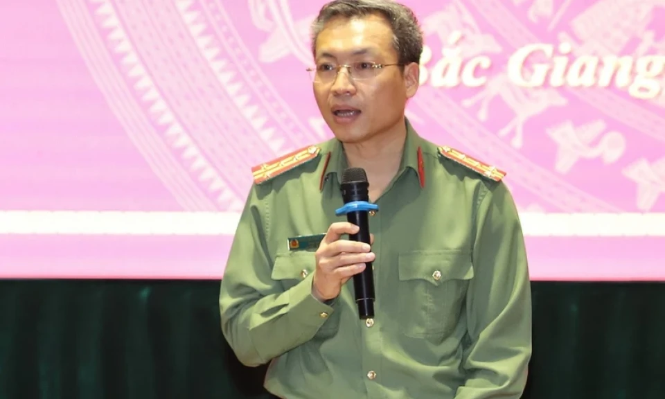 Le directeur du département de police provincial de Bac Giang occupe le poste de chef de bureau du ministère de la Sécurité publique