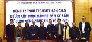 Bàn giao Dự án xây dựng Bản đồ Đền Kỳ Sầm sử dụng công nghệ thực tế ảo (VR)