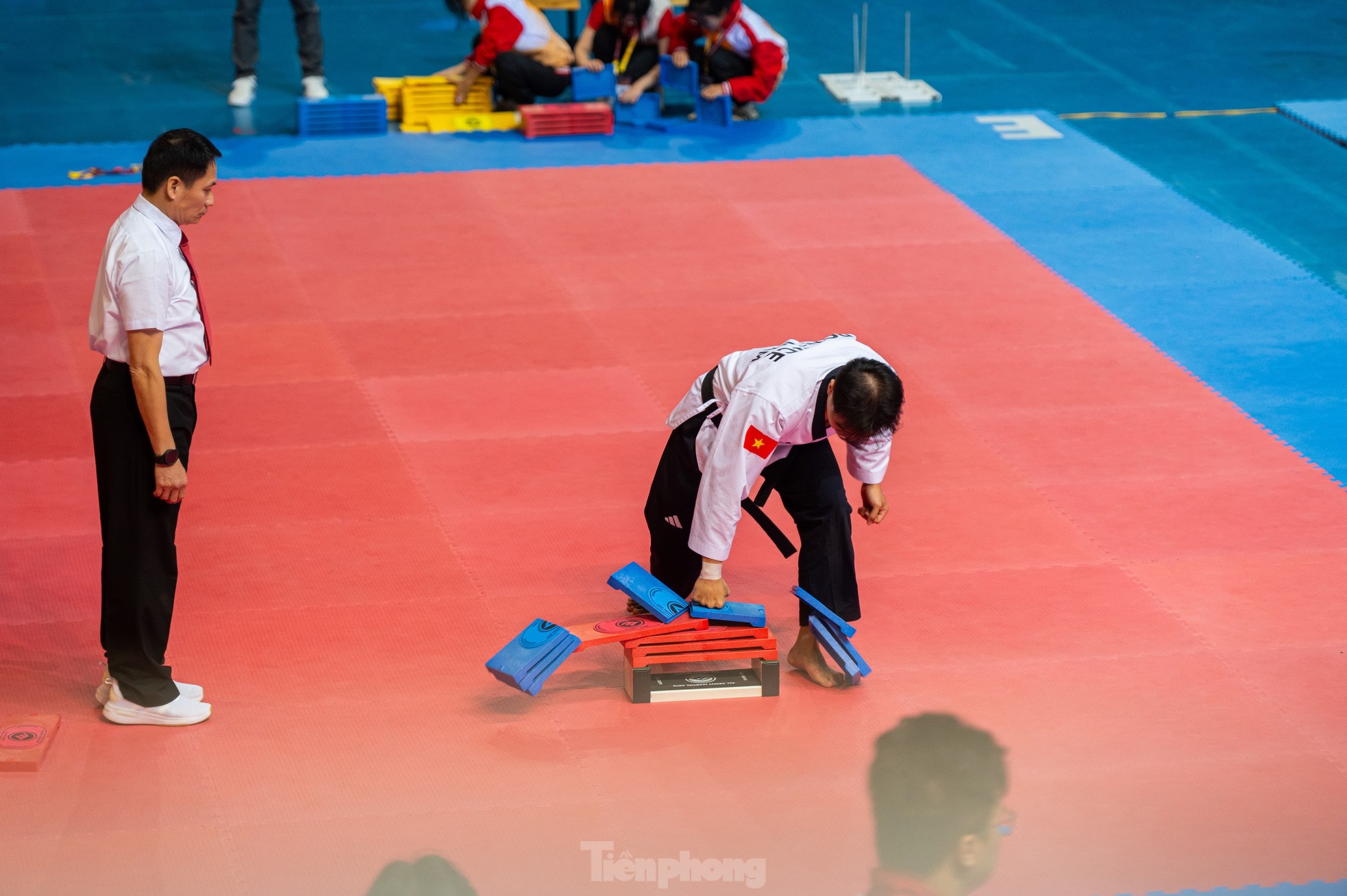 Quang Ninh est prêt pour la cérémonie d'ouverture du Championnat asiatique de taekwondo de la police photo 15