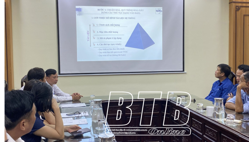 Vu Thu: Training on quality management system according to TCVN ISO 9001:2015 standard