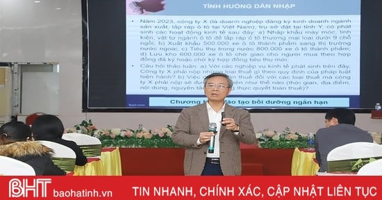 Đào tạo về thuế, tiền lương, bảo hiểm cho doanh nghiệp Hà Tĩnh