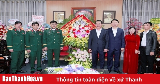 ថ្នាក់ដឹកនាំខេត្ត Thanh Hoa ចុះសួរសុខទុក្ខ និងអបអរសាទរកងពលលេខ ៣៤១