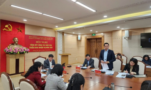 Party Committee of the Office of the National Assembly Delegation and Provincial People's Council deploys tasks for 2025