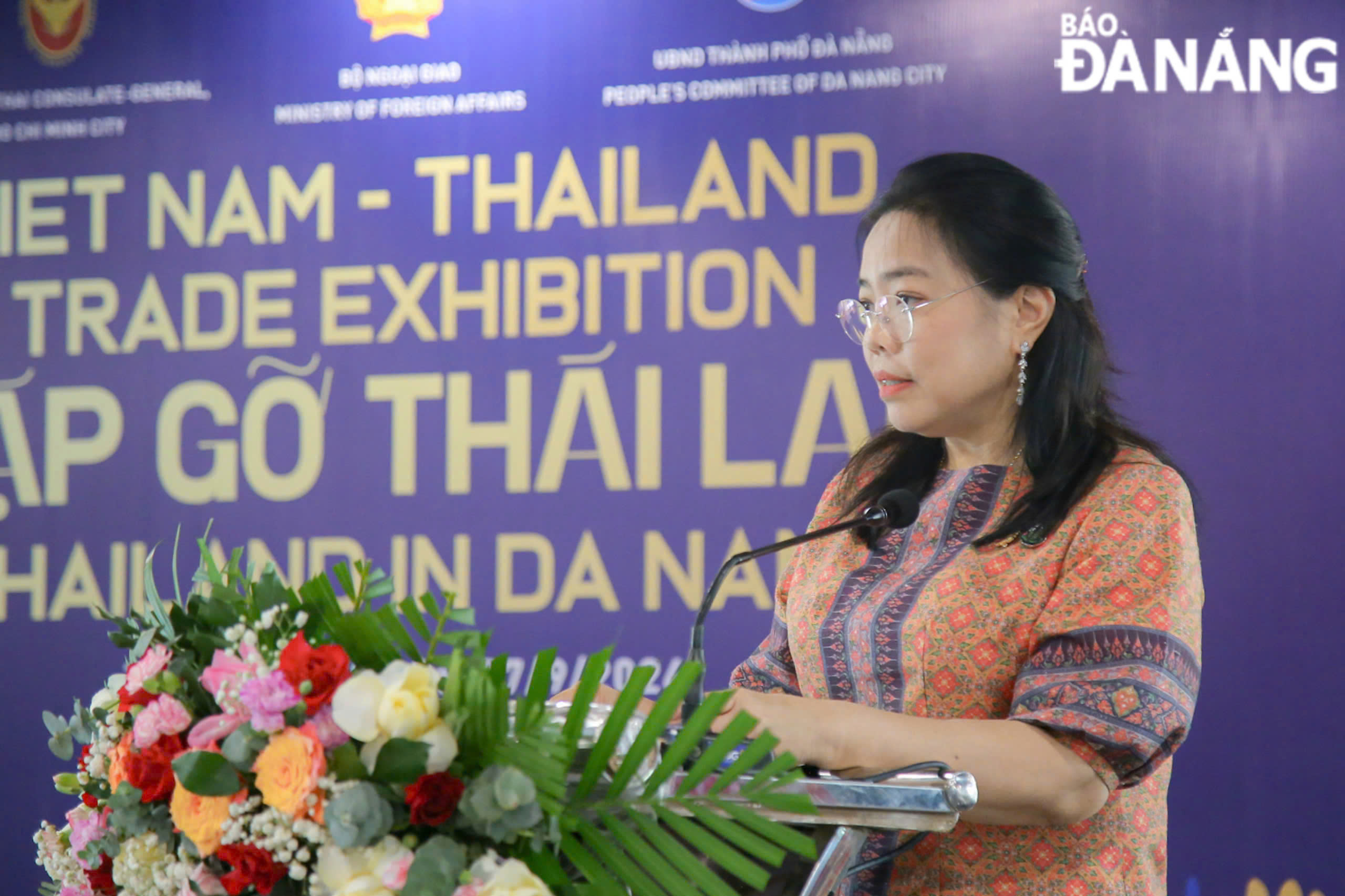 กงสุลใหญ่ไทย ณ นครโฮจิมินห์ นายวีรกา มุฑิตาพร กล่าวเปิดงานพิธี