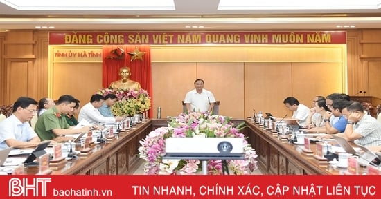 Hà Tĩnh tập trung lãnh đạo, chỉ đạo thực hiện các nhiệm vụ phát triển kinh tế