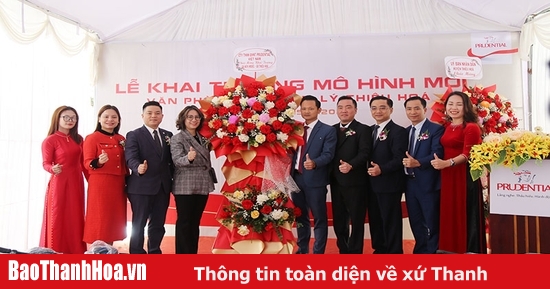 Prudential khai trương Văn phòng Tổng đại lý theo mô hình mới tại huyện Thiệu Hóa