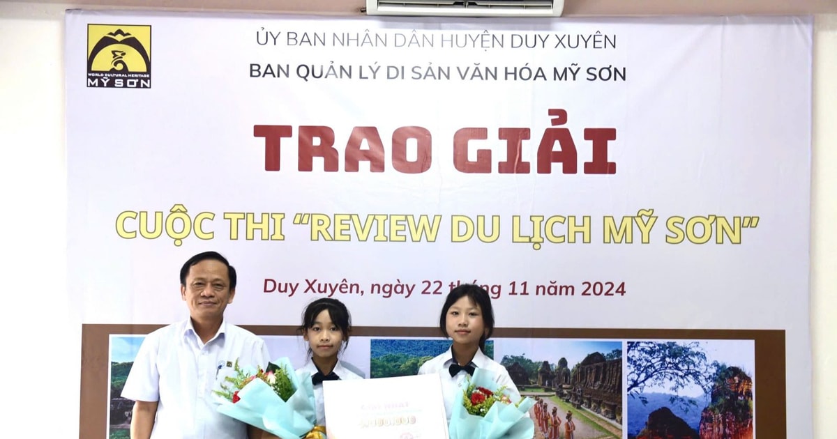 5 tác phẩm đoạt giải cuộc thi Review du lịch Mỹ Sơn