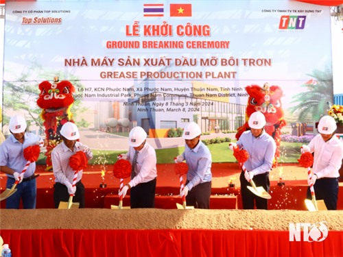 Khởi công xây dựng Nhà máy sản xuất dầu mỡ bôi trơn