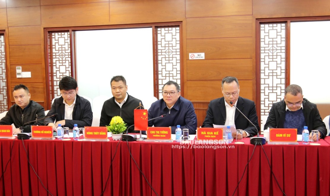 Die Leiter des Verwaltungsrats der umfassenden steuerfreien Zone Pingxiang in Guangxi, China, diskutierten auf dem Treffen einige Inhalte.
