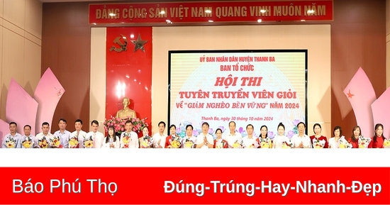 Thanh Ba tổ chức hội thi tuyên truyền viên giỏi về “Giảm nghèo bền vững”