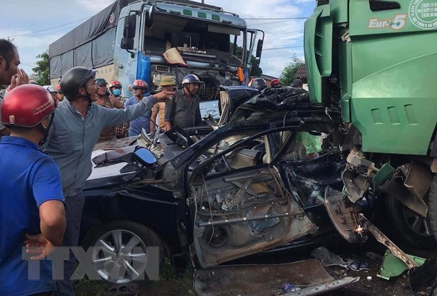 Accident scene. (Photo: VNA)
