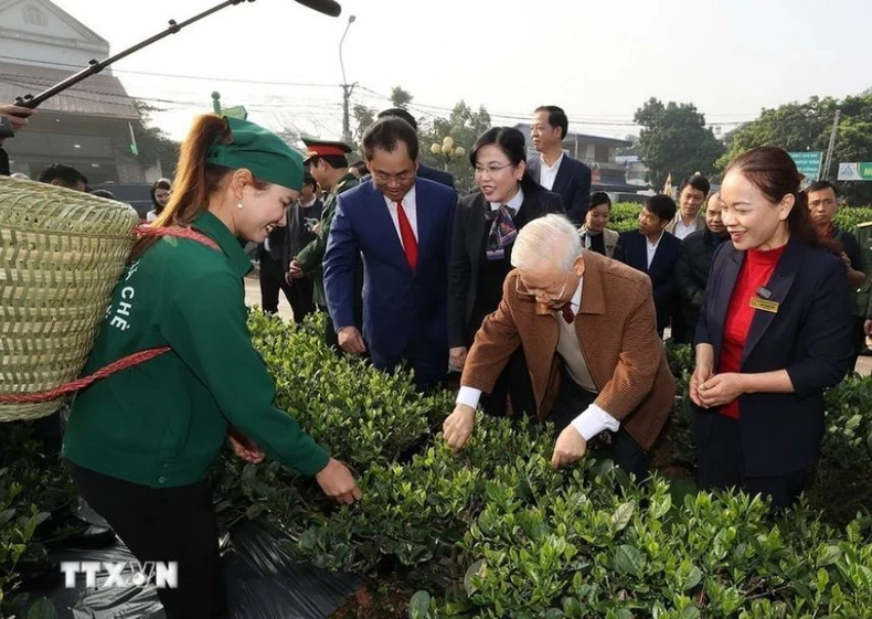 [Ảnh] Một số hình ảnh các hoạt động tiêu biểu của Tổng Bí thư Nguyễn Phú Trọng ảnh 4