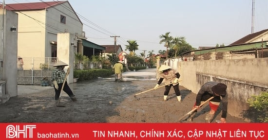 Xây dựng nông thôn mới nâng cao ở xã khó khăn nhất huyện Can Lộc