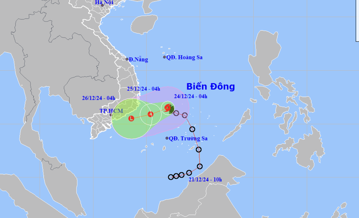 Bão số 10 có khả năng ảnh hưởng đến đất liền nước ta? - Ảnh 1.