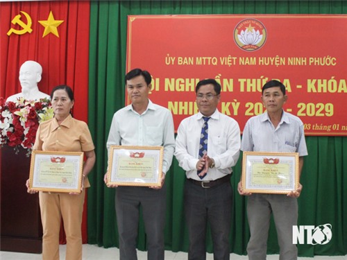 Ninh Phước: Triển khai công tác Mặt trận năm 2025