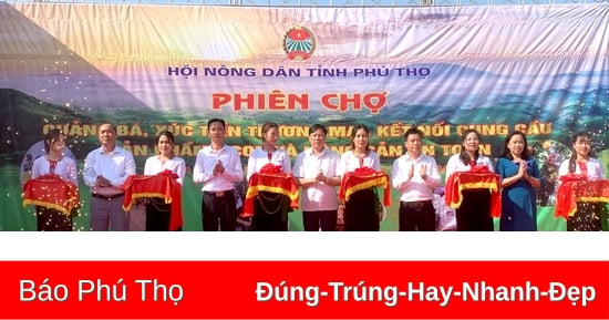 Phiên chợ quảng bá sản phẩm OCOP và nông sản an toàn