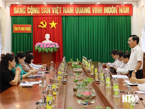 Đảng đoàn Hội LHPN Việt Nam làm việc với Ban Thường vụ Tỉnh ủy về công tác cán bộ nữ