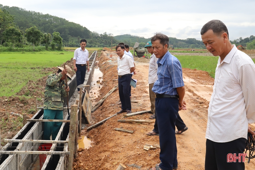 Hương Sơn đẩy nhanh tiến độ tích tụ ruộng đất