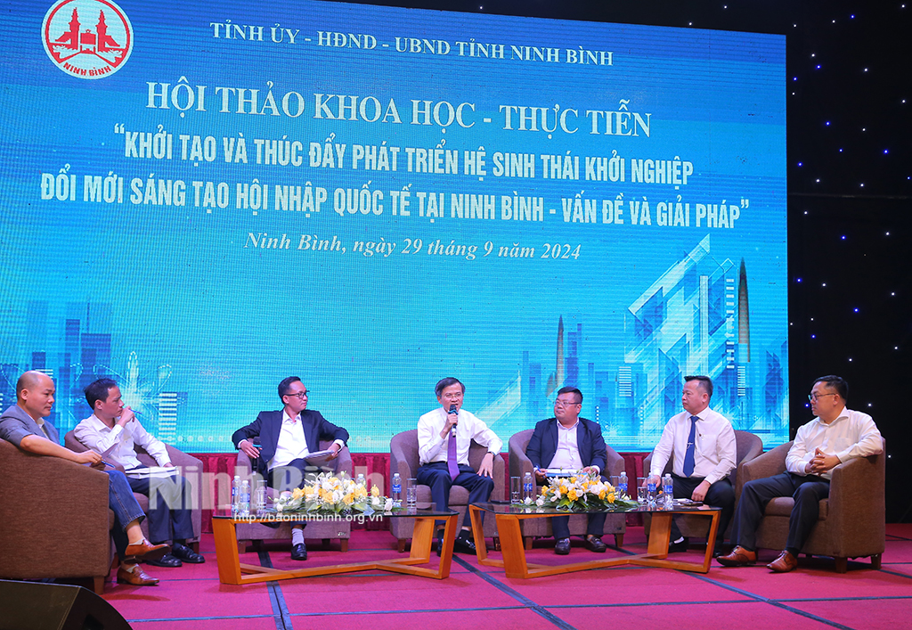 Vorschläge für Wege und Richtungen zum Aufbau und zur Förderung der Entwicklung eines innovativen Startup-Ökosystems in Ninh Binh