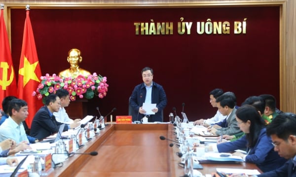 Ban Thường vụ Thành ủy Uông Bí kiểm điểm đánh giá xếp loại tập thể, cá nhân năm 2024