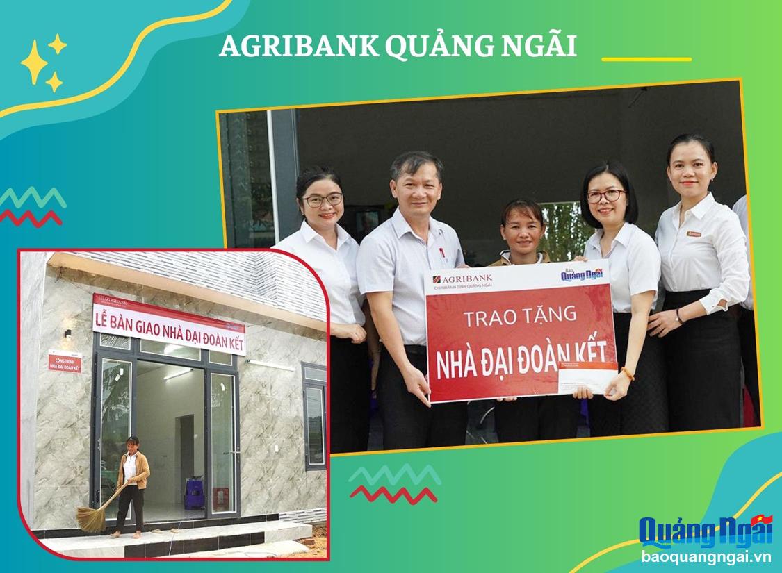 Agribank Quang Ngai는 Quang Ngai 신문과 협력하여 Tinh Hiep 코뮌의 Vinh Tuy 마을에 있는 Dang Thi Thu Lieu 씨(39세)의 가족을 위한 주택 건설 비용을 지원했습니다.