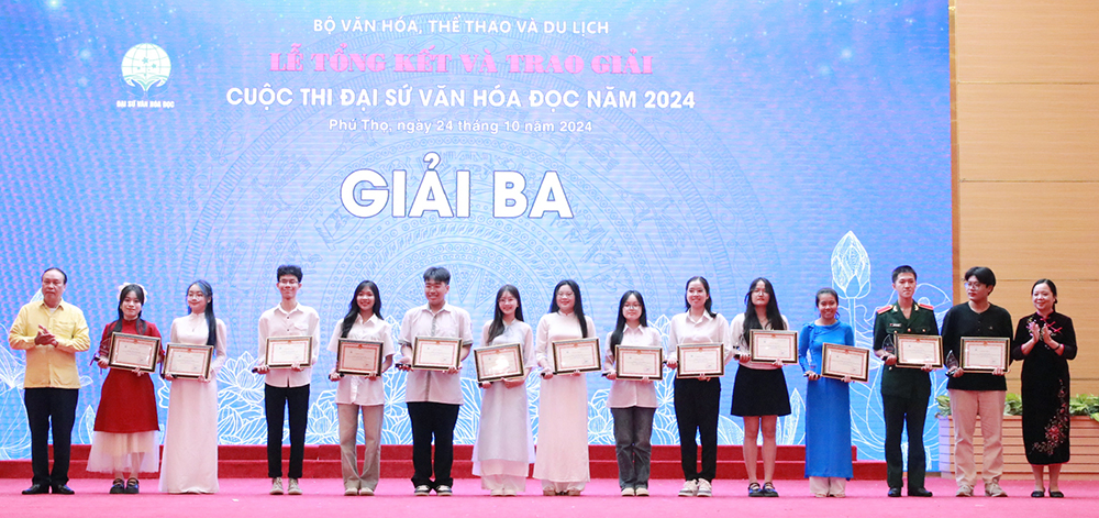 Tổng kết và trao giải Cuộc thi Đại sứ Văn hóa đọc năm 2024