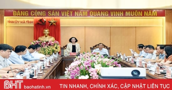 Nỗ lực thực hiện tốt nhất các mục tiêu, nhiệm vụ Nghị quyết Đại hội Đảng bộ Hà Tĩnh đã đề ra