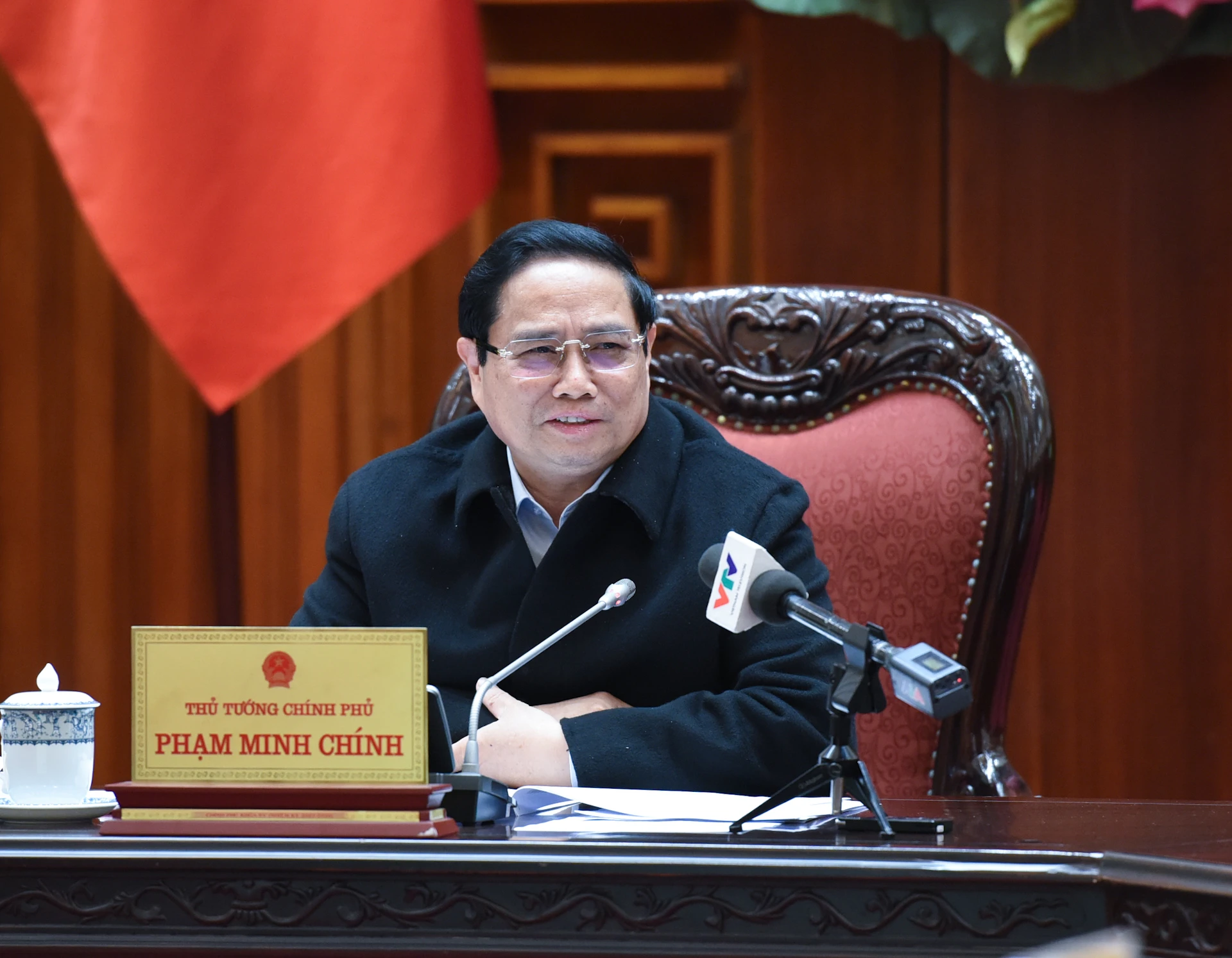 [Photo] Prime Minister Pham Minh Chinh chairs the 9th meeting of the Steering Committee on streamlining the Government apparatus photo 2