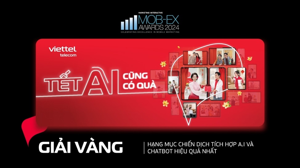 "Tết A.I. cũng có quà” đạt giải Vàng Marketing