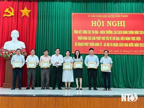 Ninh Phước: Tổng kết công tác thi đua, khen thưởng năm 2024