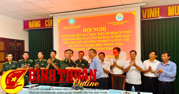 Ký kết phối hợp giữa Sở Nông nghiệp và PTNT và Bộ Chỉ huy Bộ đội Biên phòng tỉnh về chống khai thác IUU