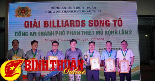 Trao Giải Billiards Song tô mở rộng