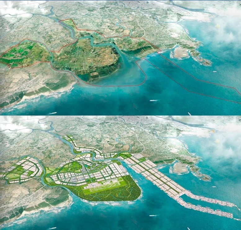 Perspektive der südlichen Küstenwirtschaftszone von Hai Phong