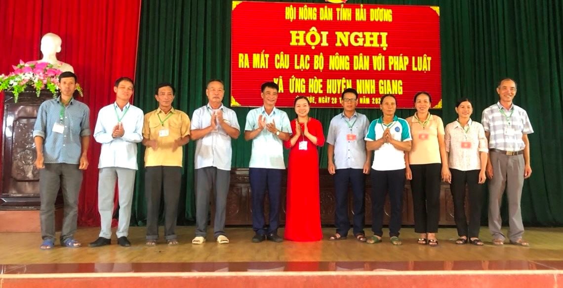 Hai Duong lanza el Club de Agricultores con la ley