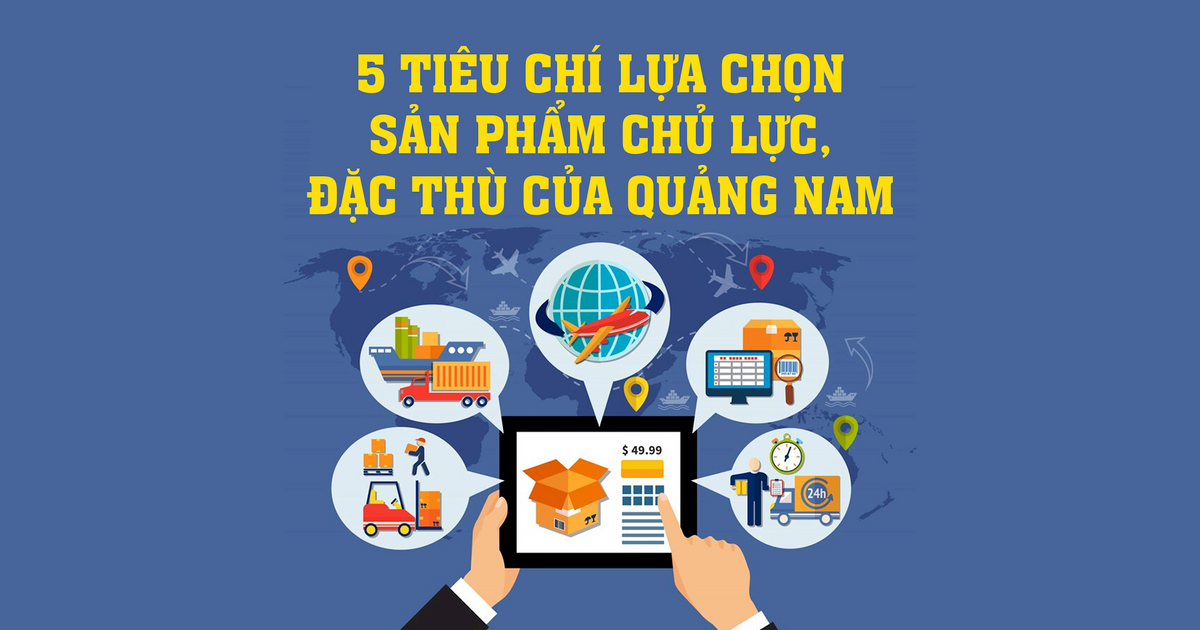 5 tiêu chí lựa chọn sản phẩm chủ lực, đặc thù của Quảng Nam