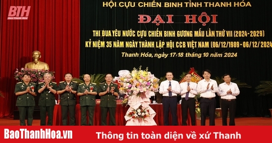 Đại hội thi đua yêu nước “Cựu chiến binh gương mẫu” tỉnh Thanh Hóa lần thứ VII