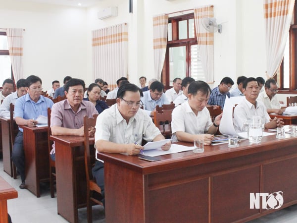 Ninh Phuoc: Consulting conference on developing Bau Truc craft village