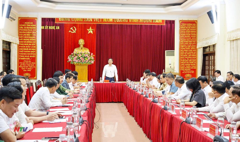 Comrade Nguyen Duc Trung was elected to hold the position of Secretary of Nghe An Provincial Party Committee.