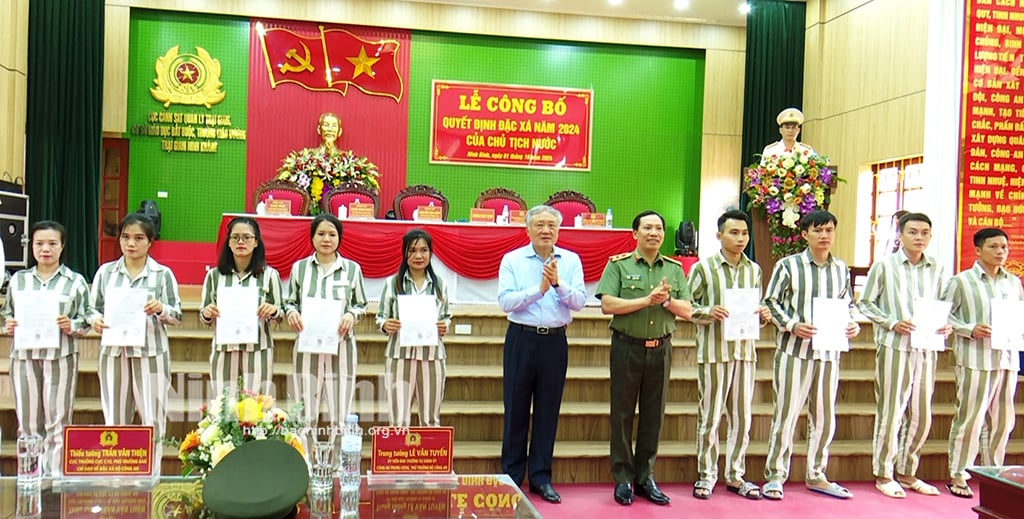 Ninh Khanh Prison announces amnesty decision in 2024