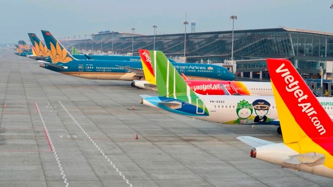 L'Autorité de l'aviation civile a demandé aux compagnies aériennes d'augmenter leurs vols et d'ajouter de la capacité sur de nombreuses lignes intérieures pendant les vacances du 2 septembre. (Photo : PV/Vietnam+)