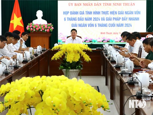 UBND tỉnh triển khai các biện pháp đẩy nhanh tiến độ giải ngân kế hoạch vốn đầu tư công 6 tháng cuối năm