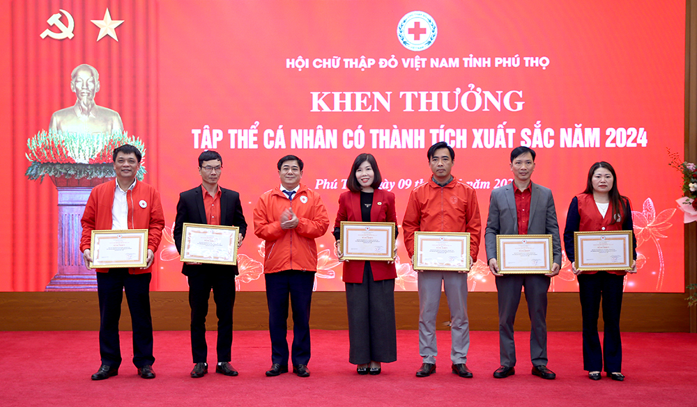 Tổng kết công tác Hội Chữ thập đỏ và phong trào hiến máu tình nguyện năm 2024